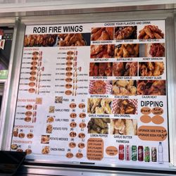 Robi Fire Wings - Menu as of 6.22.24
