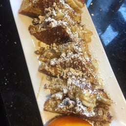 Banana nut caramel stuffed French toast!! Banana nut caramel stuffed French toast!!