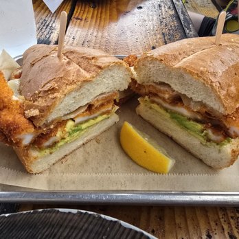 Blue Water Seafood - Mission Hills - Calamari buffalo sandwich - Seafood Near Me - San Diego, California Blue Water Seafood - Mission Hills - Calamari buffalo sandwich - Seafood Near Me - San Diego, California