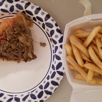 Straight Outta Philly - Half of a small cheesesteak with fries - Cheesesteaks Near Me - Newport News, Virginia Straight Outta Philly - Half of a small cheesesteak with fries - Cheesesteaks Near Me - Newport News, Virginia
