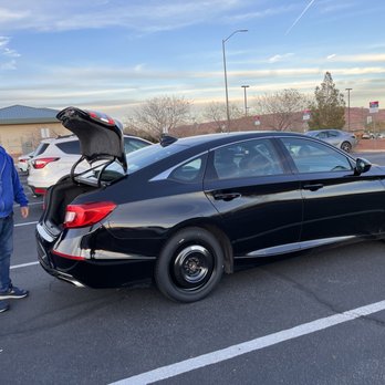 Alamo Rent A Car - Husband with Vegas cat with spare. - Car Rental Near Me - St George, Utah