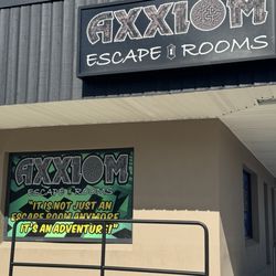 Axxiom Escape Rooms - Outside signage