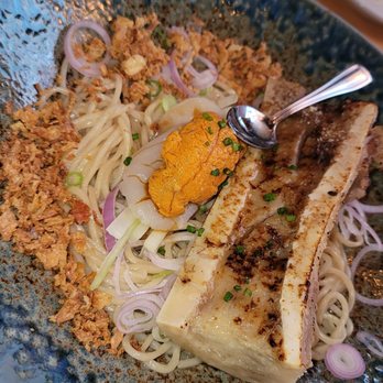 Otto - Uni & scallop & bone marrow - Japanese Near Me - Montreal, Quebec Otto - Uni & scallop & bone marrow - Japanese Near Me - Montreal, Quebec