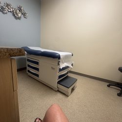 Riverside Urgent Care Center - Exam room 1.  Nice and clean waiting area