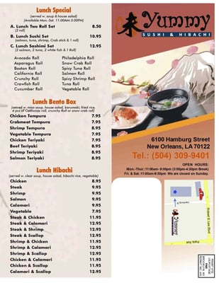 Yummy Sushi by null