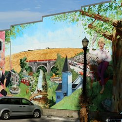 Open Window Mural - The view from Main Street looking east