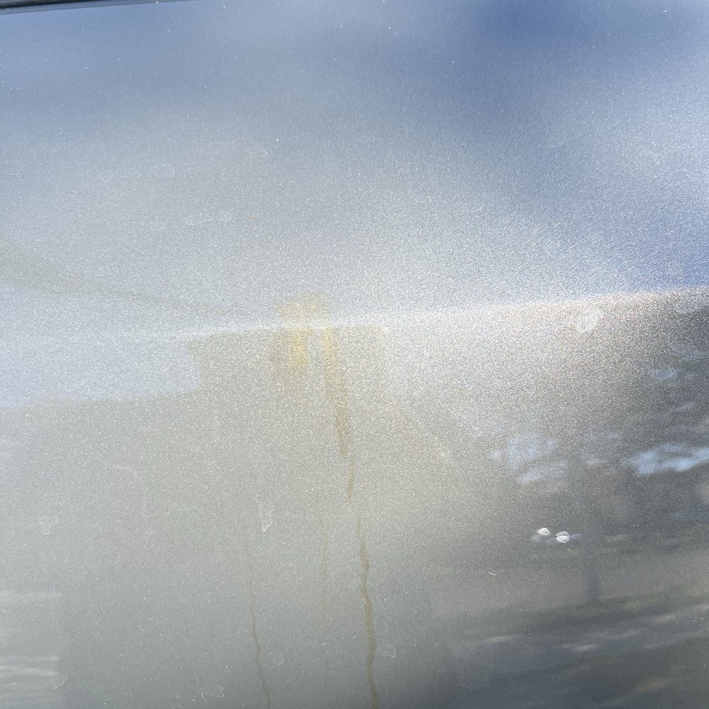 Independent Mobile Detailing - Before picture, stain of bird droppings - Auto Detailing Near Me