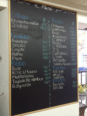 Menu photo 5 Nimbus Oaxaca, OAX Menu photo 5 Nimbus Oaxaca, OAX
