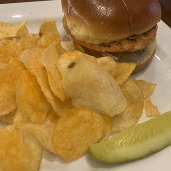 Rusty Rail Brewery - Salmon burger - Breweries Near Me - Mifflinburg, Pennsylvania Rusty Rail Brewery - Salmon burger - Breweries Near Me - Mifflinburg, Pennsylvania