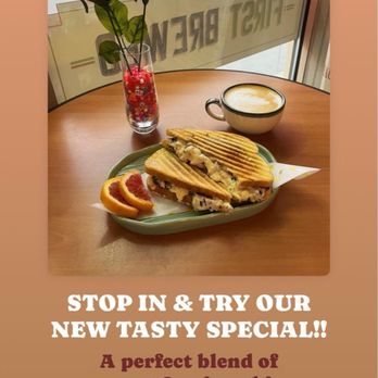 First Brewed - Special: Sweet Heat Chicken Salad Panini - Coffee & Tea Near Me - Dubuque, Iowa First Brewed - Special: Sweet Heat Chicken Salad Panini - Coffee & Tea Near Me - Dubuque, Iowa