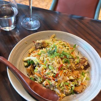 Sexy Fish Miami - Kimchi fried rice with pork - Seafood Near Me - Miami, Florida
