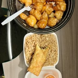 Apple Grill - Sweet & Sour + Fried Rice, Eggroll!