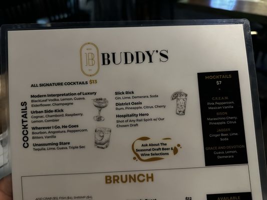 Menu photo 4 Buddy’s DC Washington, DC, DC