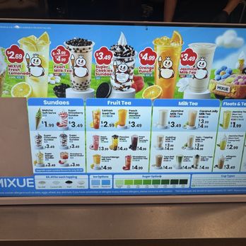 Mixue - menu - as of 7.24.26 - Ice Cream & Frozen Yogurt Near Me - Sunnyvale, California
