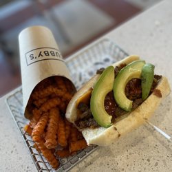 Tri-tip steak sandwich California Style Spicy BBQ
