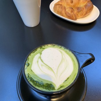Ogawa Coffee - Chai cider, croissant, matcha latte with oat milk - Coffee & Tea Near Me - Boston, Massachusetts