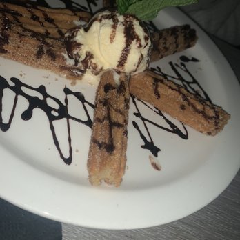 Cinco - CHURROS WITH VANILLA ICE CREAM - Mexican Near Me - Los Angeles, California Cinco - CHURROS WITH VANILLA ICE CREAM - Mexican Near Me - Los Angeles, California