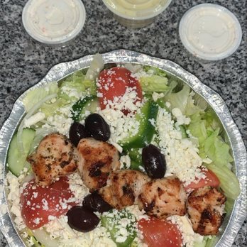 Main St Greek - Greek Salad with Chicken - Greek Near Me - Markham, Ontario Main St Greek - Greek Salad with Chicken - Greek Near Me - Markham, Ontario