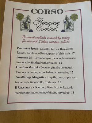 Menu photo 3 Corso Italian Arlington, VA