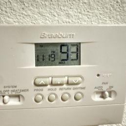 93 degrees at 11 pm when outside is 75 degrees 93 degrees at 11 pm when outside is 75 degrees