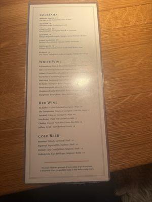 Menu photo 2 The Honor Bar Santa Barbara, CA Menu photo 2 The Honor Bar Santa Barbara, CA