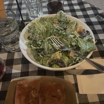 Forma Pasta Factory - Caesar Salad and Focaccia Bread - Pasta Shops Near Me - Brooklyn, New York