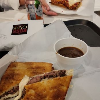 The Boss Cafe The LINQ Hotel + Experience - Roast beef with "the juice" Margherita pizza...crisp and great cheese! - Cafes Near Me - Las Vegas, Nevada The Boss Cafe The LINQ Hotel + Experience - Roast beef with "the juice" Margherita pizza...crisp and great cheese! - Cafes Near Me - Las Vegas, Nevada