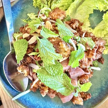Krua Siam - Nam and crispy rice salad - Thai Near Me - Garden Grove, California Krua Siam - Nam and crispy rice salad - Thai Near Me - Garden Grove, California