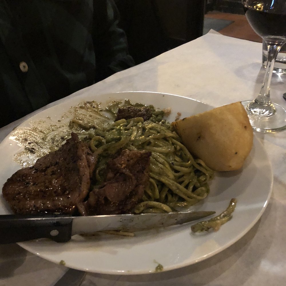 Peru Criollo - Steak with green noodles - Peruvian Near Me - Chicago, Illinois Peru Criollo - Steak with green noodles - Peruvian Near Me - Chicago, Illinois