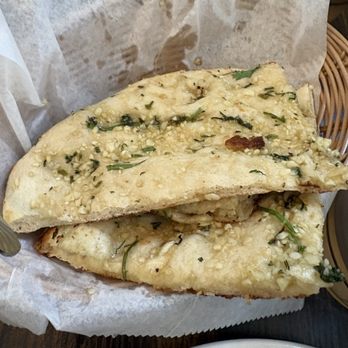 Peppers Indian Cuisine - Garlic Naan - Indian Near Me - Norfolk, Virginia
