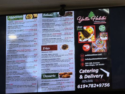 Menu photo 1 Yalla Habibi San Diego, CA Menu photo 1 Yalla Habibi San Diego, CA