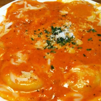 Wences Bistro - One of today's specials ... Shrimp & Lobster ravioli in a pink sauce which was delicious! - Italian Near Me - Acton, California