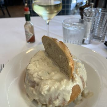 Atlantic Fish - New England Clam Chowder Bread Bowl - Seafood Near Me - Boston, Massachusetts