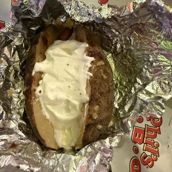 Phil's BBQ - Baked potato with the works!! - Barbeque Near Me - Temecula, California