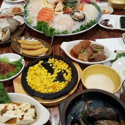 Tappan Japanese And Korean Cuisine - Medium Sashimi Meal...comes with spicy fish soup () at the end. Such a great deal and all super fresh!