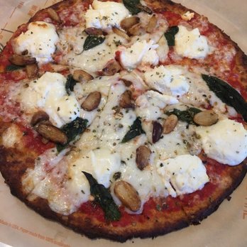 Blaze Pizza - Keto crust build your own with ricotta, basil, and roasted garlic - Pizza Near Me - Ft. Lauderdale, Florida Blaze Pizza - Keto crust build your own with ricotta, basil, and roasted garlic - Pizza Near Me - Ft. Lauderdale, Florida