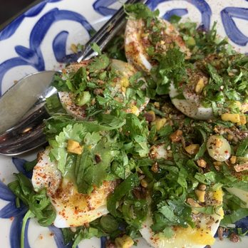 Extra Virgin - HALVED FUDGY EGGS - Tapas/Small Plates Near Me - Kansas City, Missouri