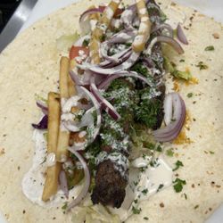 Jeje’s Kitchen - Beef Kebab Wrap