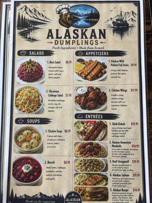 Menu photo 2 Alaska and Dumplings Maple Valley, WA