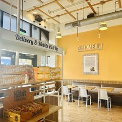 Habit Burger & Grill - Inside the restaurant