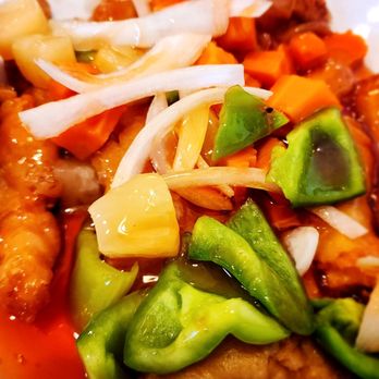 Chinese Munch In - Sweet & Sour Chicken (with added onions) - Chinese Near Me - Wheeling, Illinois Chinese Munch In - Sweet & Sour Chicken (with added onions) - Chinese Near Me - Wheeling, Illinois