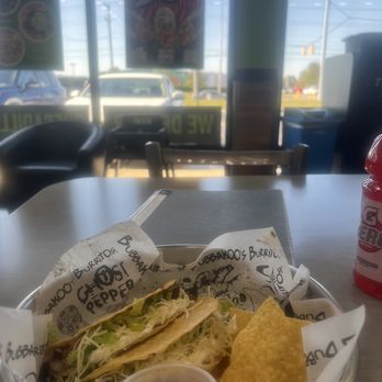 Bubbakoo's Burritos - my three tacos on their way to zero tacos - New Mexican Cuisine Near Me - Dublin, Ohio
