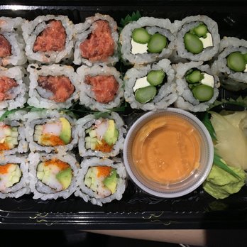 Mori Sushi - Spicy tuna, California & Aspargus - Sushi Bars Near Me - Newport, Rhode Island Mori Sushi - Spicy tuna, California & Aspargus - Sushi Bars Near Me - Newport, Rhode Island