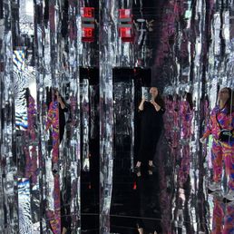 One of the mirror rooms One of the mirror rooms