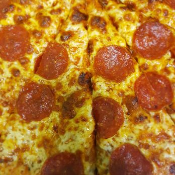 Weston Pizza and Wings - Look at those big slices of pepperoni. Look at the cheese! - Pizza Near Me - Hamilton, Ontario