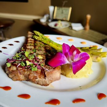 Golden Leaf Bistro - grilled steak and asparagus - Bars Near Me - Danville, Virginia Golden Leaf Bistro - grilled steak and asparagus - Bars Near Me - Danville, Virginia