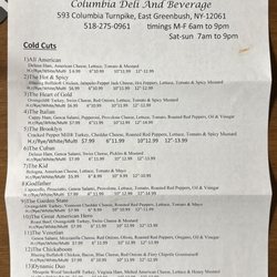 Columbia Deli and Beverage