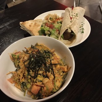 R. House - Spicy Hawaiian poke with falafel plate!! Falafel and hummus were on point - Bars Near Me - Baltimore, Maryland R. House - Spicy Hawaiian poke with falafel plate!! Falafel and hummus were on point - Bars Near Me - Baltimore, Maryland