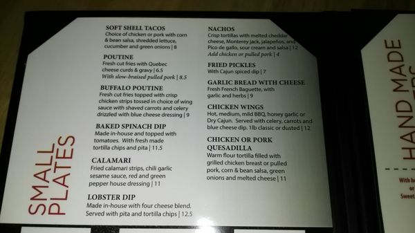 Menu photo 7 Billie Jax Grill & Bar Whitby, ON
