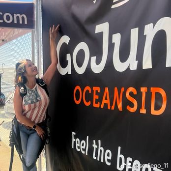 GoJump Oceanside - Go jump was Fantastic!!! I went on the 4 th of July MY BIRTHDAY!!!! J Will definitely be doing this again. - Skydiving Near Me - Oceanside, California GoJump Oceanside - Go jump was Fantastic!!! I went on the 4 th of July MY BIRTHDAY!!!! J Will definitely be doing this again. - Skydiving Near Me - Oceanside, California